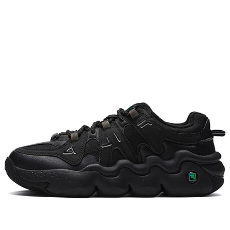 FILA Panini Low Retro Basketball Sneakers 'Black' F12M242127FBK