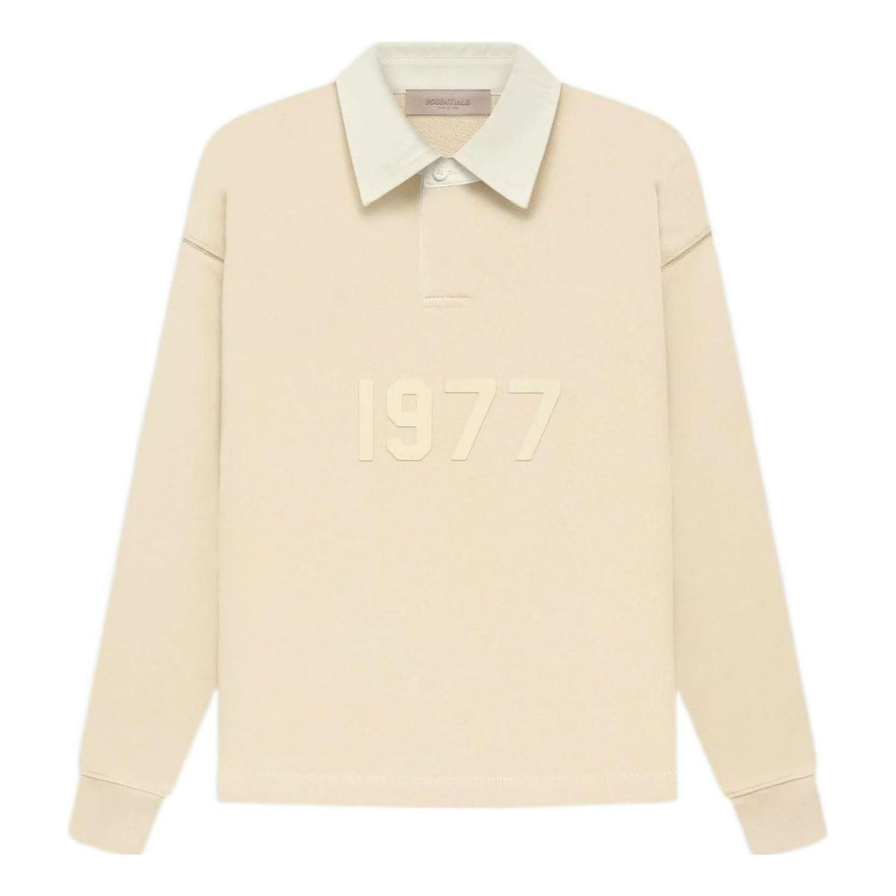 (GS) Fear of God Essentials FW22 Henley Rugby Polo Egg Shell FOG-FW22-067