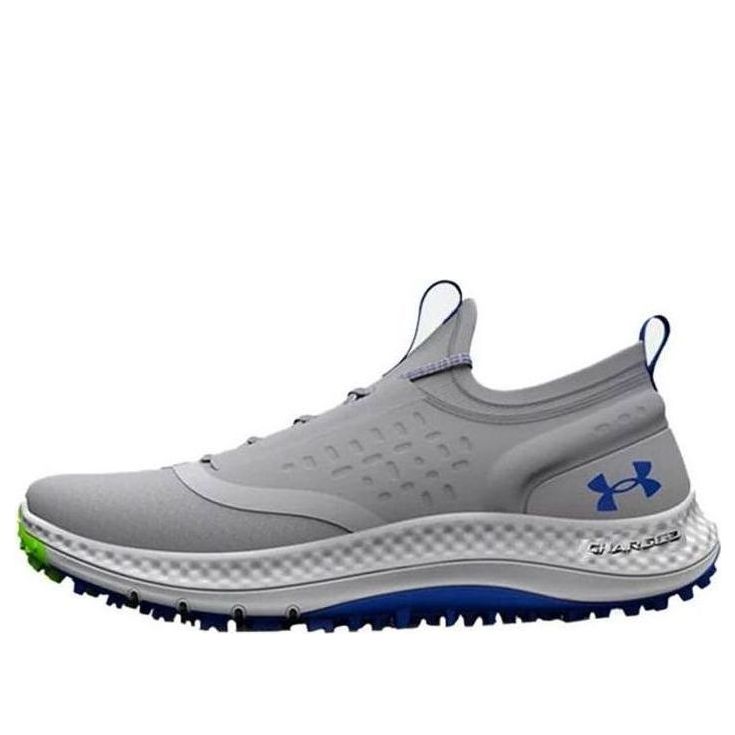 (GS) Under Armour Charged Phantom Spikeless Golf Shoes 'Grey Blue' 30264070-100