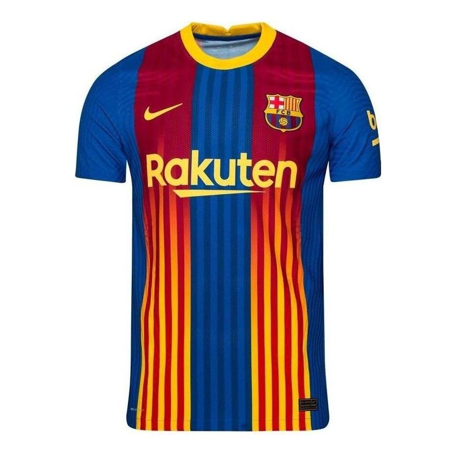 Nike FC Barcelona 2020/21 Vaporknit Match Away Jersey 'Blue Red' CK9805-481