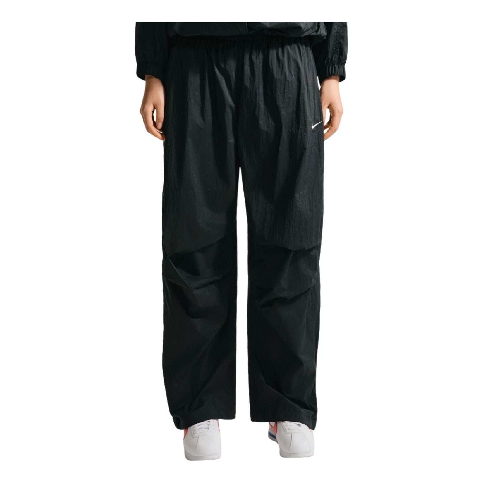 (WMNS) Nike Sportswear Mid-Rise Lightweight UV Pants Asia Sizing 'Black' IO3377-010