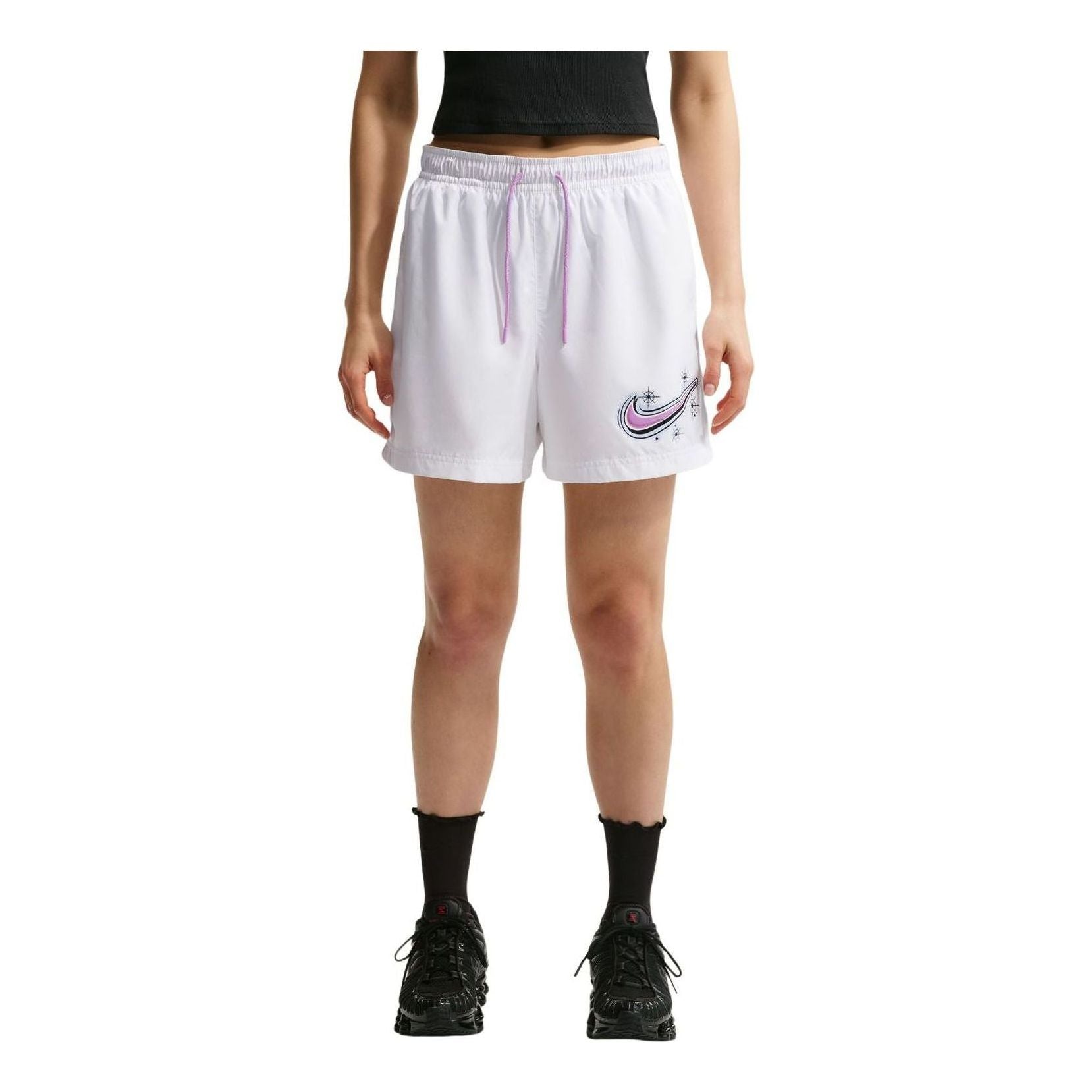 (WMNS) Nike NSW MR Essential Woven Short 'White' IR4759-100
