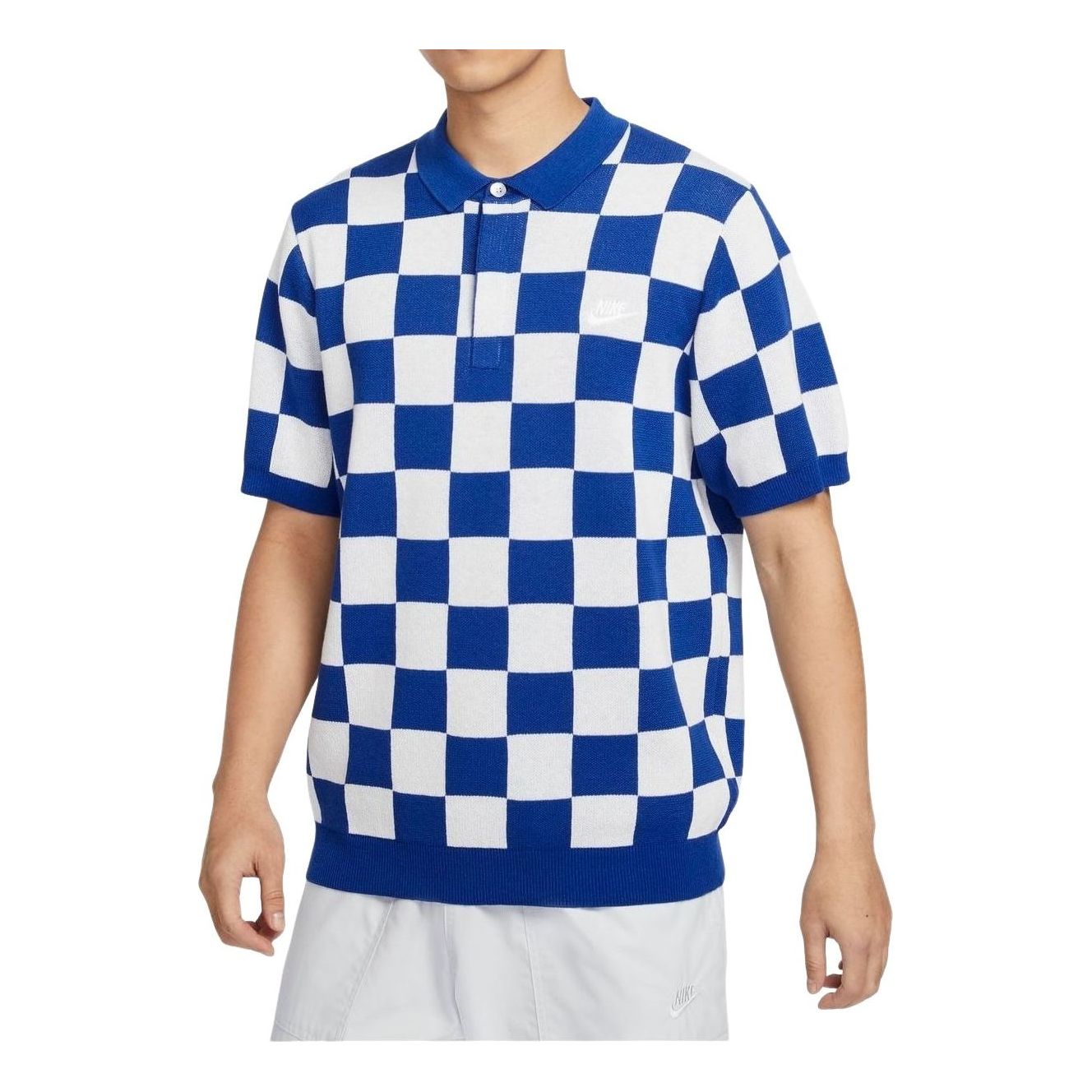 Nike Polo Shirt Asia Sizing 'Blue' FN3423-480