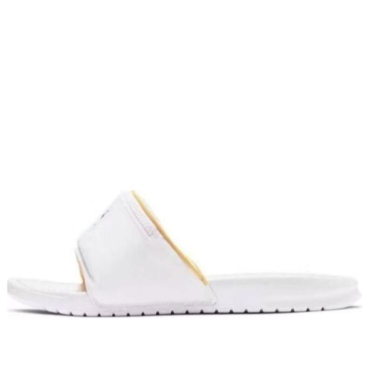Nike Benassi JDI Fanny Pack Slides 'White Topaz Gold' CJ0604-100