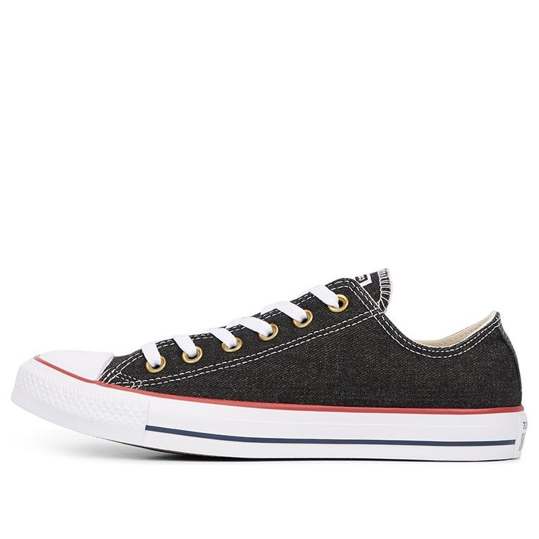 Converse Chuck Taylor All Star Washed Denim Low-Top 'Black' 163958C