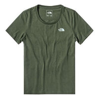 THE NORTH FACE Outdoor Short Sleeve Olive Green 499O-37X