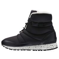 (WMNS) Reebok Gl Puff Boot Running Shoes Black/White AR0606