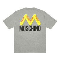 PALACE  Moschino Crossover Back Large Alphabet logo Short Sleeve Unisex Gray ZCA070313181485