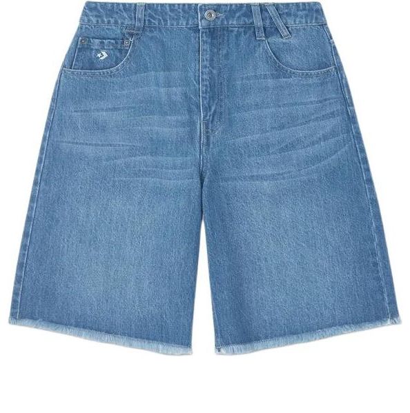 (WMNS) Converse Denim Shorts Asia Sizing 'Light Blue Wash' 10027228-A01