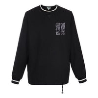 Men's KENZO Embroidered Round Neck Black FA55SW6011NC-99