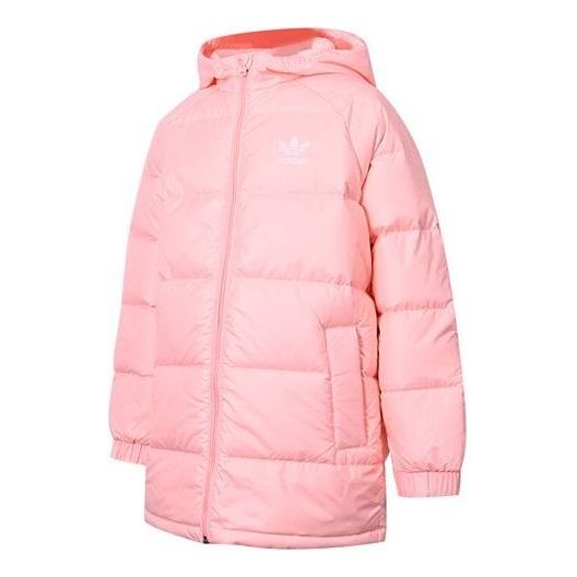 (WMNS) adidas Adicolor Elongated Down Jacket Asia Sizing 'Pink' H34568