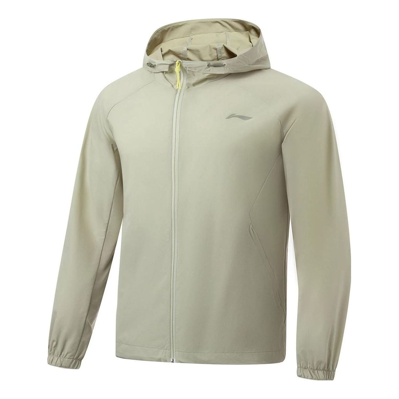 Li-Ning Training Logo Waterproof Hooded Jacket 'Moss Green' AFDT195-3