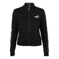 (WMNS) PUMA Casual Sports Stand Collar Long Sleeves Jacket Black 581067-01