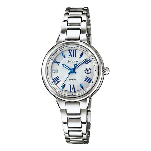 CASIO SHEEN Quartz Sapphire Crystal Silver Analog SHE-4516SBD-7AUPR