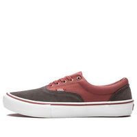 Vans Era Breathable Wear-Resistant Non-Slip Low Top Casual Skate Shoes Unisex Brown Red VN0A347L0TR