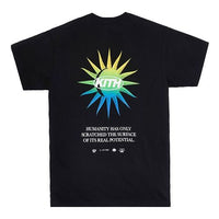 KITH Uprising Sun Tee Pattern Short Sleeve Black KH3769-100