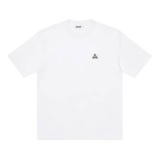 PALACE Minimalistic Triangle Round Neck Short Sleeve Unisex White P20TS209