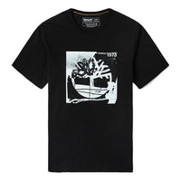 Timberland Causual Round Collar Printing Male Black A2F1X-001