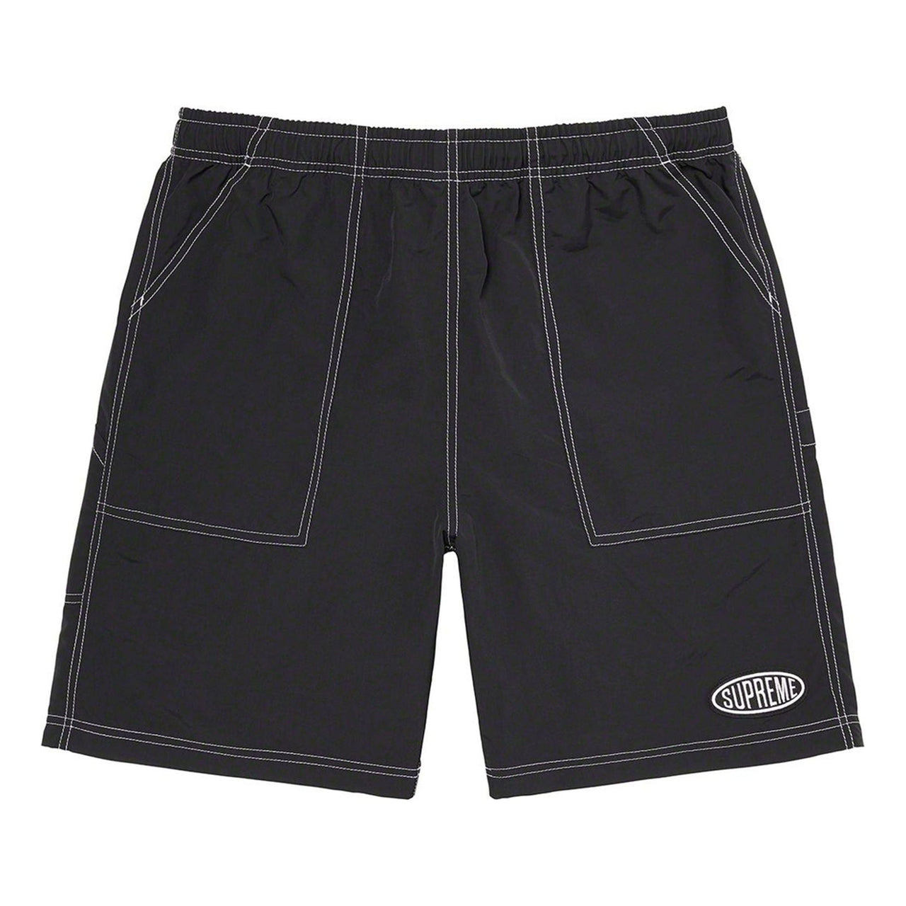 Supreme Nylon Painter Shorts 'Black White' SUP-SS23-218