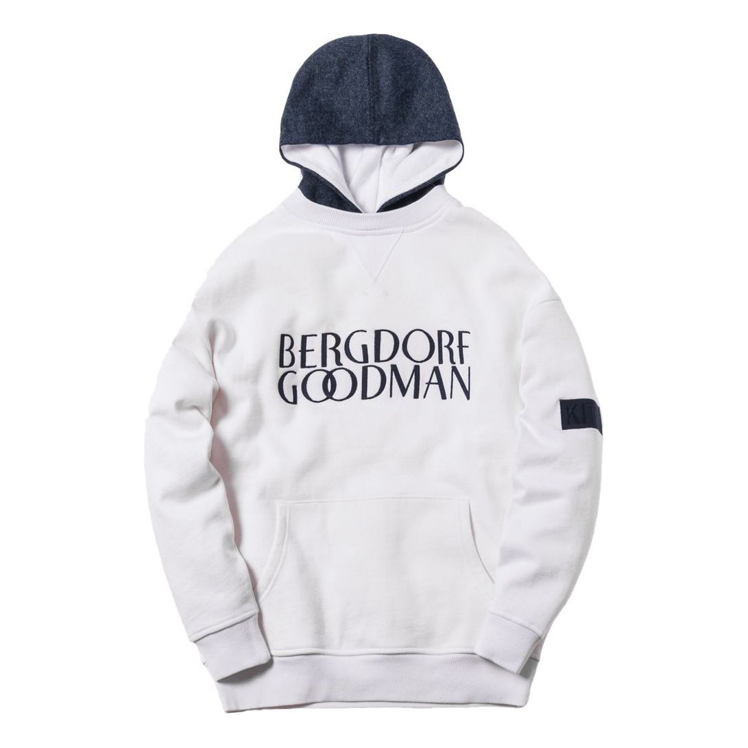 KITH x Bergdorf Goodman Interlock Williams 2 Hoodie 'White' KH-FW18-006