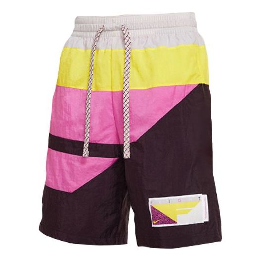 Nike FLIGHT Basketball Shorts Colorblock BV9413-660