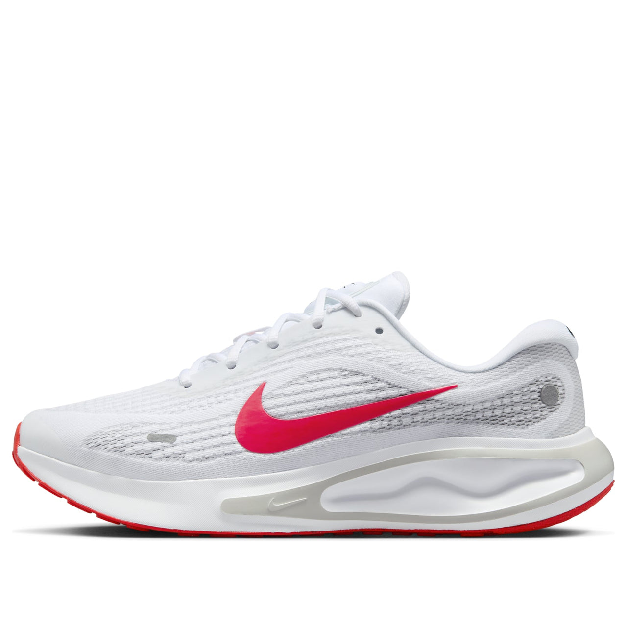 Nike Journey Run 'White Grey Bright Crimson' FN0228-106