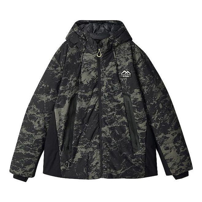 Skechers Sport Camo Warm Jacket 'Black Green' L423M081-03PY
