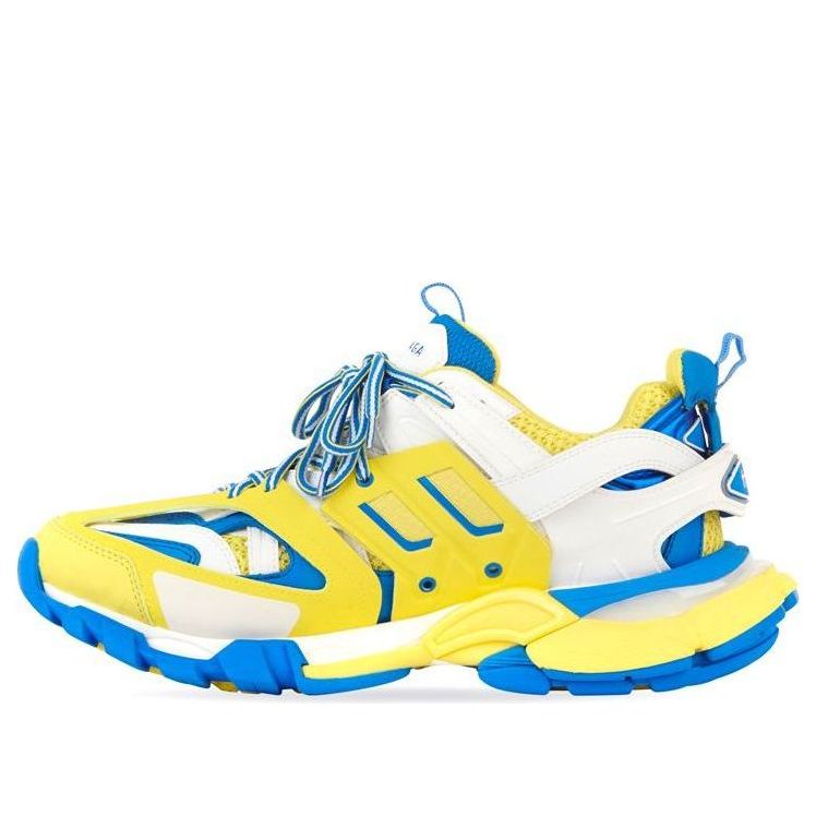 Balenciaga Track 1.0 LED Sneakers 'Yellow Blue' 555036W3AD37049