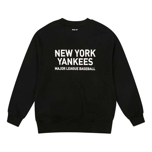 MLB New York Yankees Long-Sleeve Printing Logo Sports Fleece Unisex Black 31MT21941-50L