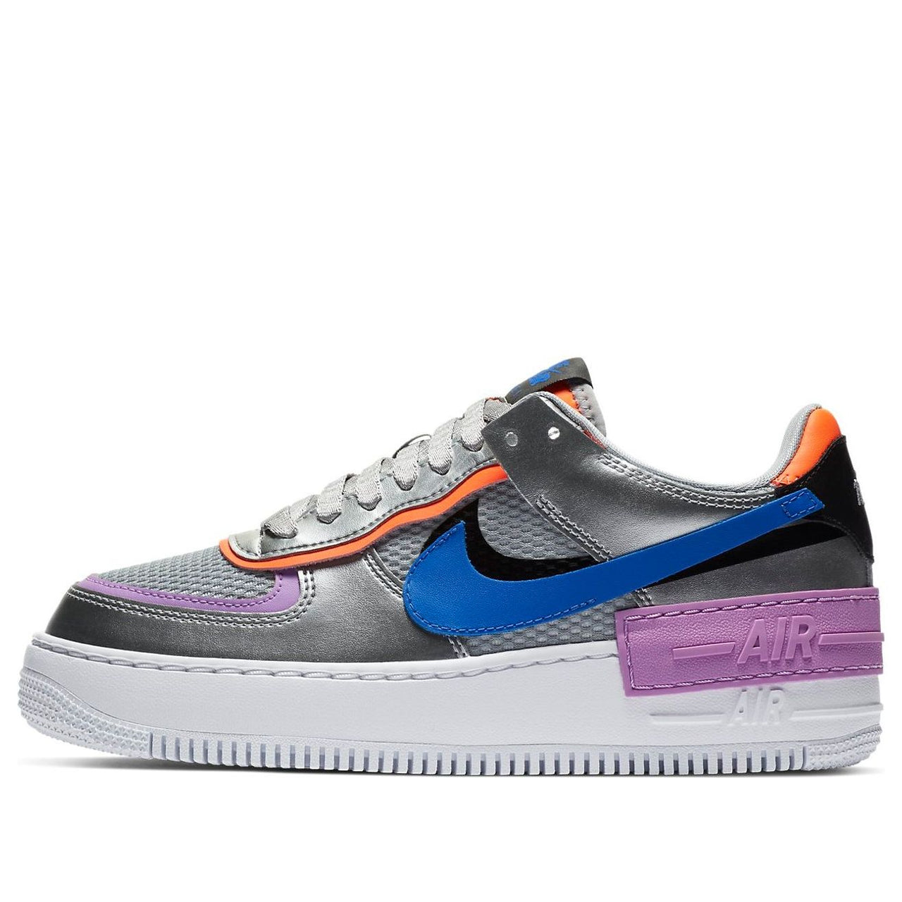 (WMNS) Nike Air Force 1 Shadow 'Metallic Silver' CW6030-001