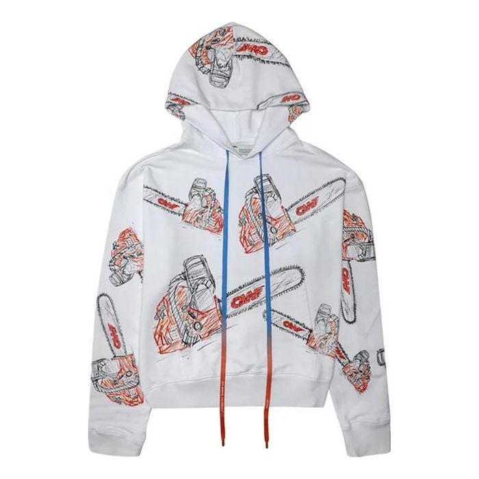 Off-White Chainsaw Over 'White' OMBB037F19E300190188