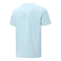 PUMA Back Big Logo Tee 'Blue' 671961-20