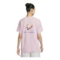 (WMNS) Nike Sportswear Essential T-shirt Asia Sizing 'Pink' HM4625-663