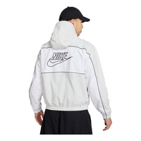 Nike Club Hooded Jacket Loose Fit Asia Sizing 'Dust White' HJ2013-025