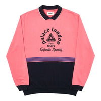 PALACE Sportif Crew Pink/Black Pink Long Sleeves P18FW191
