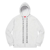 Supreme SS19 Topline Zip Up Sweatshirt logo SUP-SS19-10377