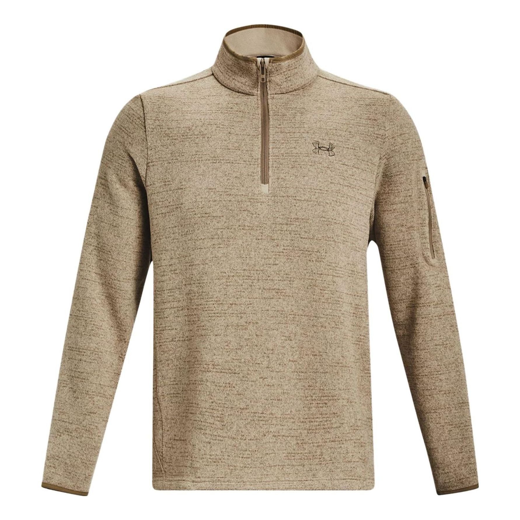 Under Armour Specialist 1/4 Zip Pullover 'Beige Brown' 1380271-299