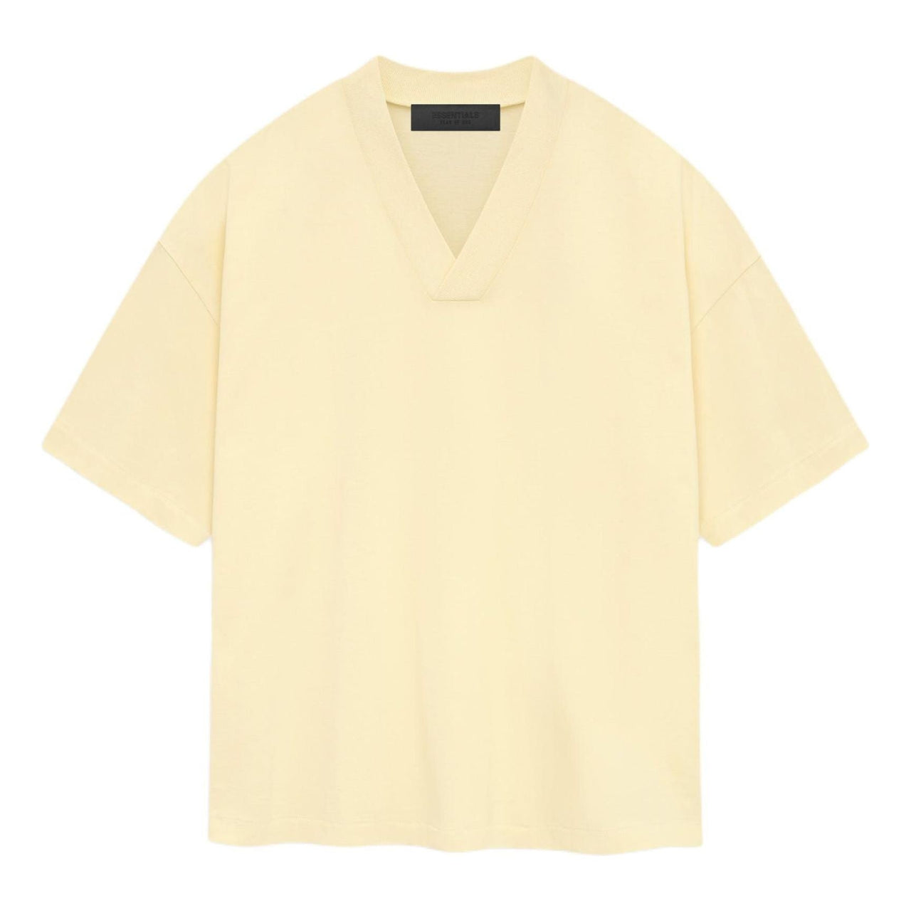 Fear of God Essentials SS24 V Neck T-Shirt 'Garden Yellow' 125SP244211F