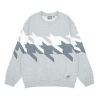 New Balance Sweatshirt Asia Sizing 'Grey White' 5CC37253-MGR