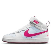 (GS) Nike Court Borough Mid 2 'White Sangria Pink Prime' CD7782-006