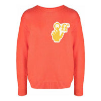 Off-White Hands Off intarsia jumper OMHE085F21KNI0012018