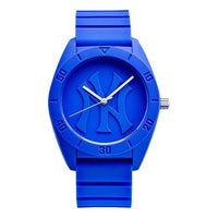 Men's MLB Blue Sports Silicone waterproof quartz Large MLB-D5002-5