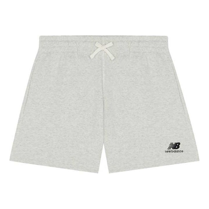 New Balance Uni-ssentials Shorts Asia Sizing 'Light Grey' US21500-SAH