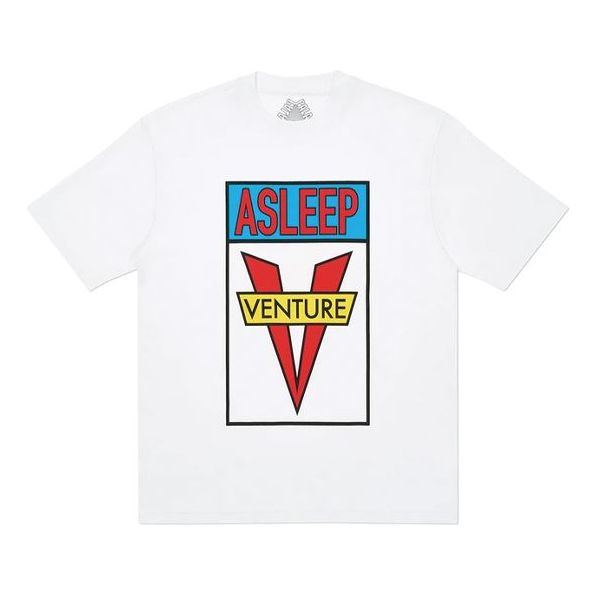 PALACE Asleep To Venture Round Neck Short Sleeve Unisex White P19TS020