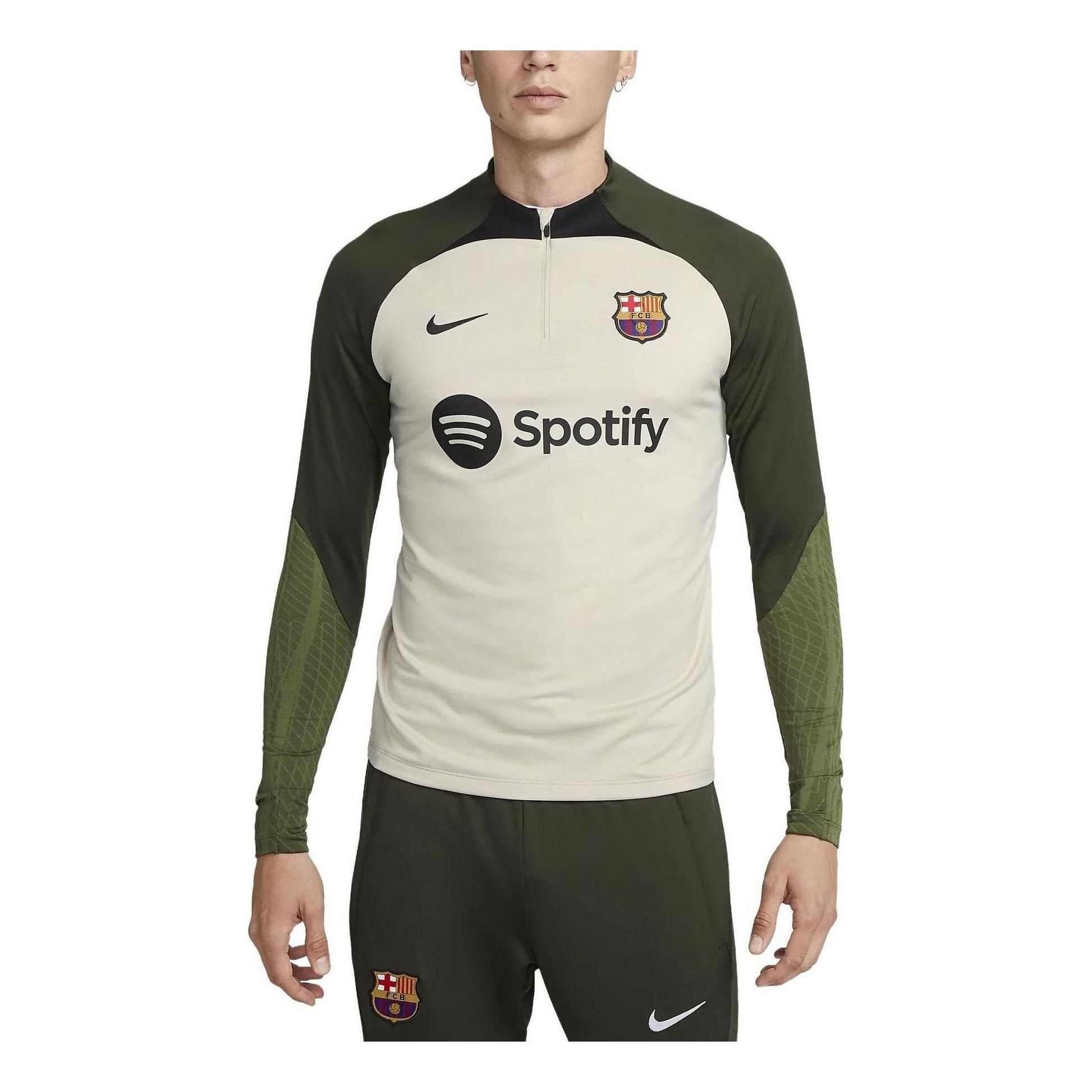Nike Dri-FIT F.C. Barcelona Strike Drill Top 'Beige' DX3102-222