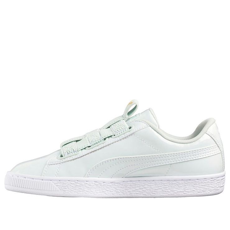 (WMNS) PUMA Basket Maze Green/White 366195-03