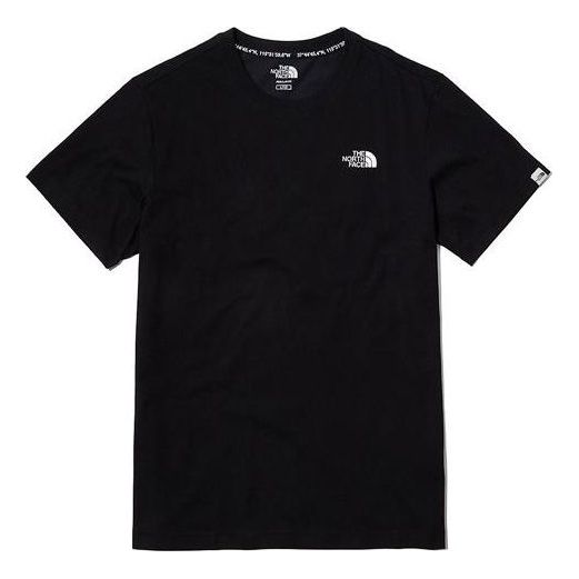 THE NORTH FACE Unisex Label Floras Logo Printing Tee Black NT7UL14M