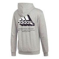 adidas Must Haves Graphic logo Printing Cozy Sports Gray FL4023