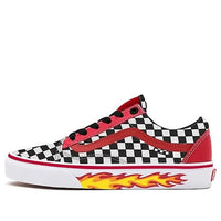 Vans Customs Checkerboard Flame Old Skool Black/RedChessboard Blackred VN0A3CST062