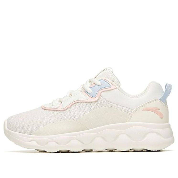 (WMNS) ANTA Running Series Sneakers 'White Pink Blue' 922115535-1